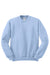 Jerzees 562M/562MR Mens NuBlend Fleece Crewneck Sweatshirt Light Blue Flat Front