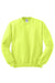 Jerzees 562M/562MR Mens NuBlend Fleece Crewneck Sweatshirt Safety Green Flat Front