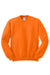 Jerzees 562M/562MR Mens NuBlend Fleece Crewneck Sweatshirt Safety Orange Flat Front