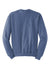 Jerzees 562M/562MR Mens NuBlend Fleece Crewneck Sweatshirt Vintage Heather Blue Flat Back