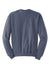 Jerzees 562M/562MR Mens NuBlend Fleece Crewneck Sweatshirt Vintage Heather Navy Blue Flat Back