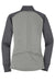 Nike 578674 Womens Dri-Fit Moisture Wicking 1/4 Zip Sweatshirt Heather Grey/Dark Grey Flat Back