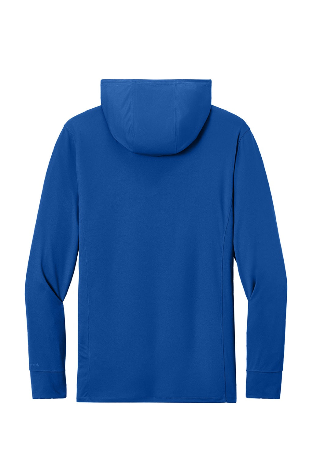 Carhartt CT106923 Mens Force Sun Defender Moisture Wicking Long Sleeve Hooded T-Shirt Hoodie w/ Pouch Pocket Royal Glass Blue Flat Back