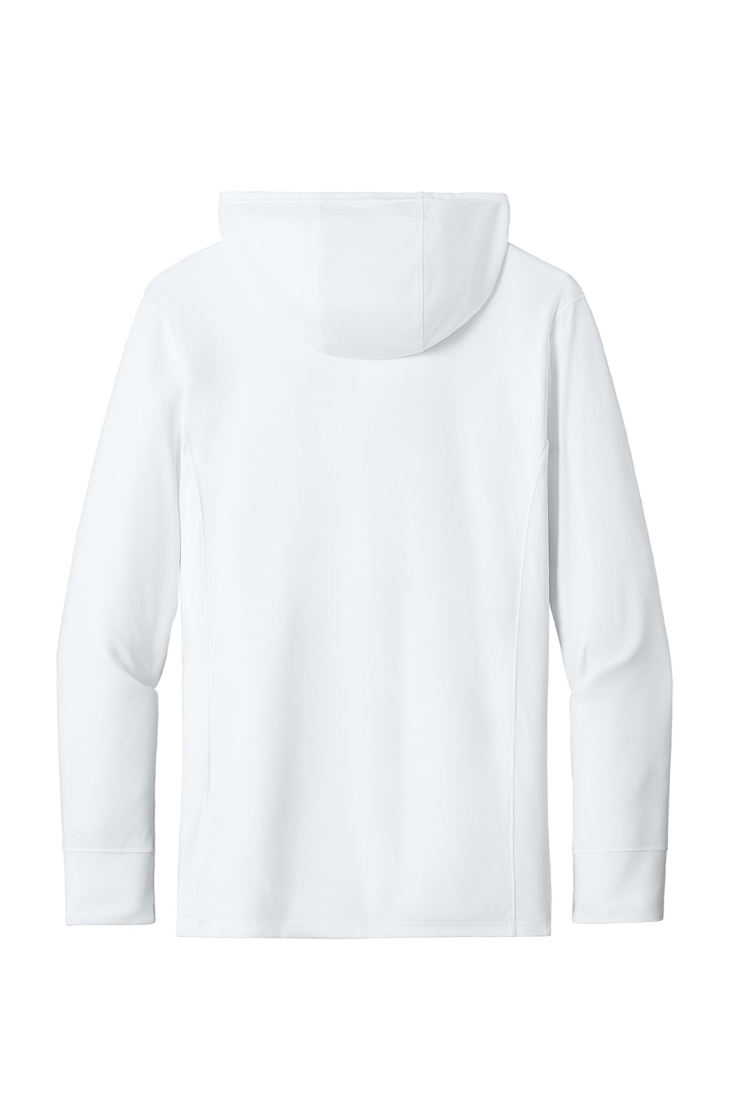 Carhartt CT106923 Mens Force Sun Defender Moisture Wicking Long Sleeve Hooded T-Shirt Hoodie w/ Pouch Pocket White Flat Back