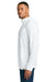 Carhartt CT106923 Mens Force Sun Defender Moisture Wicking Long Sleeve Hooded T-Shirt Hoodie w/ Pouch Pocket White Model Side