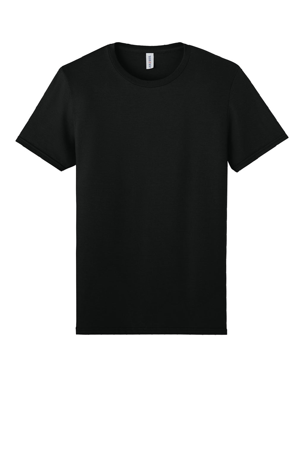 Jerzees 570M Mens Premium Short Sleeve Crewneck T-Shirt Black Ink Flat Front