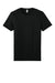 Jerzees 570M Mens Premium Short Sleeve Crewneck T-Shirt Black Ink Flat Front