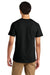 Jerzees 570M Mens Premium Short Sleeve Crewneck T-Shirt Black Ink Model Back