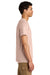 Jerzees 570M Mens Premium Short Sleeve Crewneck T-Shirt Blush Pink Model Side