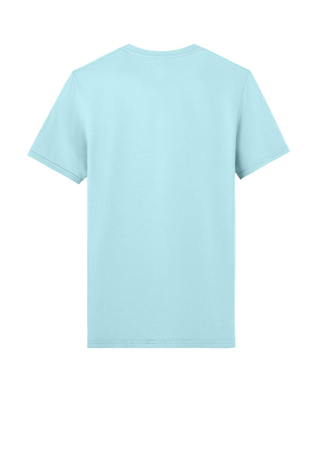 Jerzees 570M Mens Premium Short Sleeve Crewneck T-Shirt Breezy Blue Flat Back