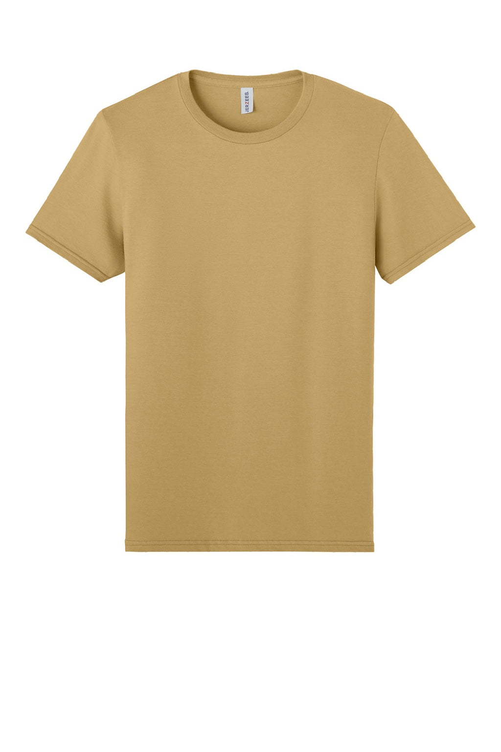 Jerzees 570M Mens Premium Short Sleeve Crewneck T-Shirt Butterscotch Flat Front
