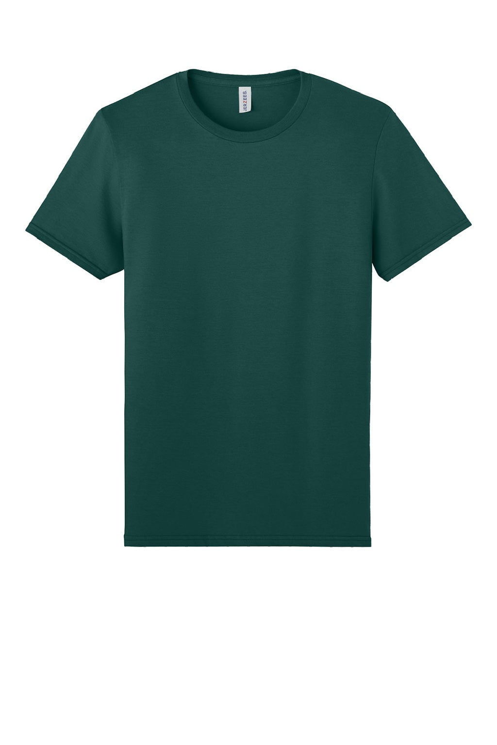 Jerzees 570M Mens Premium Short Sleeve Crewneck T-Shirt Deep Emerald Green Flat Front
