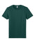 Jerzees 570M Mens Premium Short Sleeve Crewneck T-Shirt Deep Emerald Green Flat Front