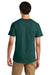 Jerzees 570M Mens Premium Short Sleeve Crewneck T-Shirt Deep Emerald Green Model Back