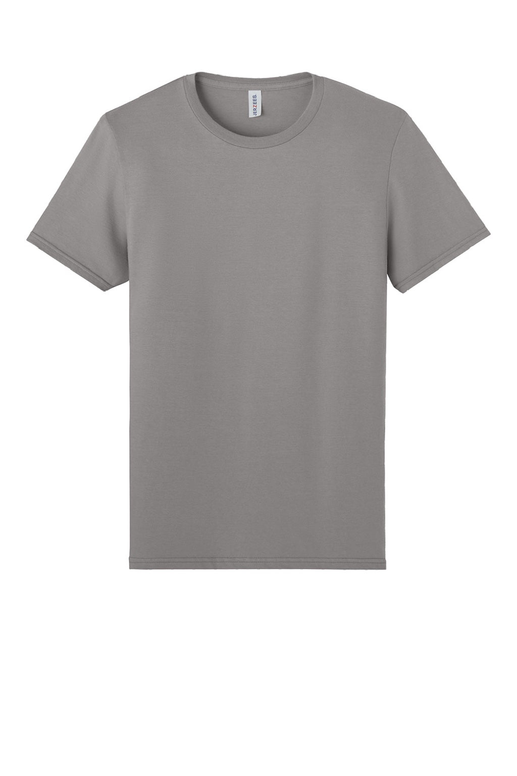 Jerzees 570M Mens Premium Short Sleeve Crewneck T-Shirt Rock Grey Flat Front