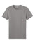 Jerzees 570M Mens Premium Short Sleeve Crewneck T-Shirt Rock Grey Flat Front