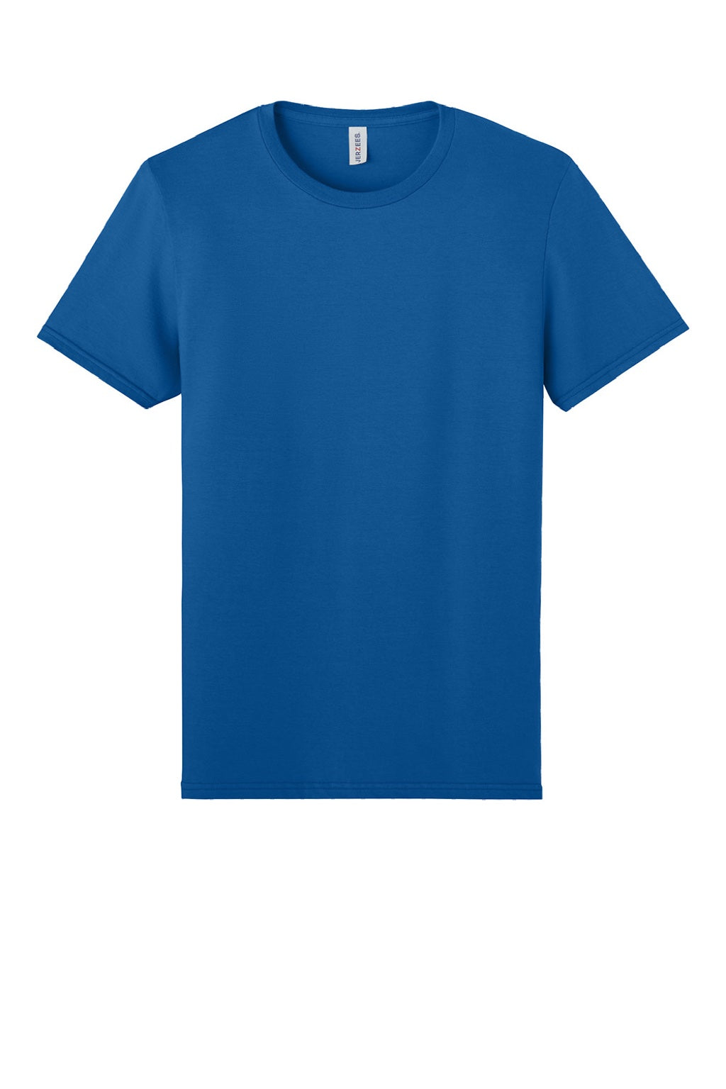 Jerzees 570M Mens Premium Short Sleeve Crewneck T-Shirt Royal Blue Flat Front