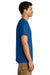 Jerzees 570M Mens Premium Short Sleeve Crewneck T-Shirt Royal Blue Model Side