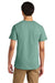 Jerzees 570M Mens Premium Short Sleeve Crewneck T-Shirt Sage Green Model Back