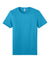 Jerzees 570M Mens Premium Short Sleeve Crewneck T-Shirt Soul Blue Flat Front