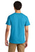 Jerzees 570M Mens Premium Short Sleeve Crewneck T-Shirt Soul Blue Model Back