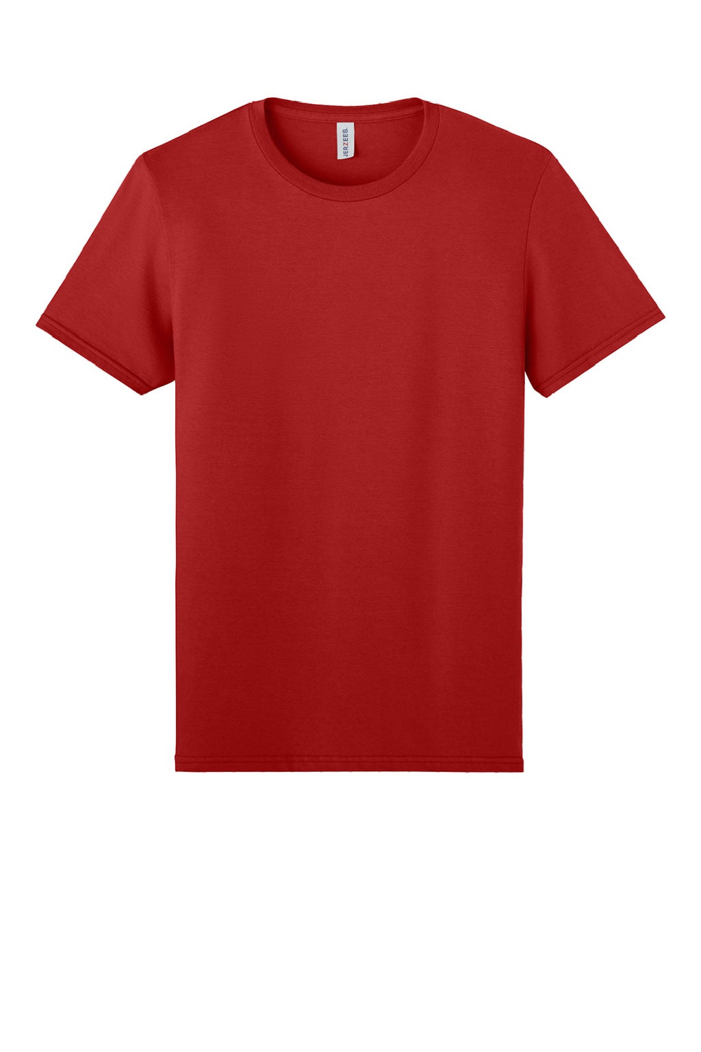 Jerzees 570M Mens Premium Short Sleeve Crewneck T-Shirt True Red Flat Front