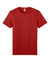 Jerzees 570M Mens Premium Short Sleeve Crewneck T-Shirt True Red Flat Front