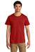Jerzees 570M Mens Premium Short Sleeve Crewneck T-Shirt True Red Model Front