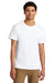 Jerzees 570M Mens Premium Short Sleeve Crewneck T-Shirt White Model Front