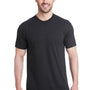 Bayside Mens USA Made Short Sleeve Crewneck T-Shirt - Black