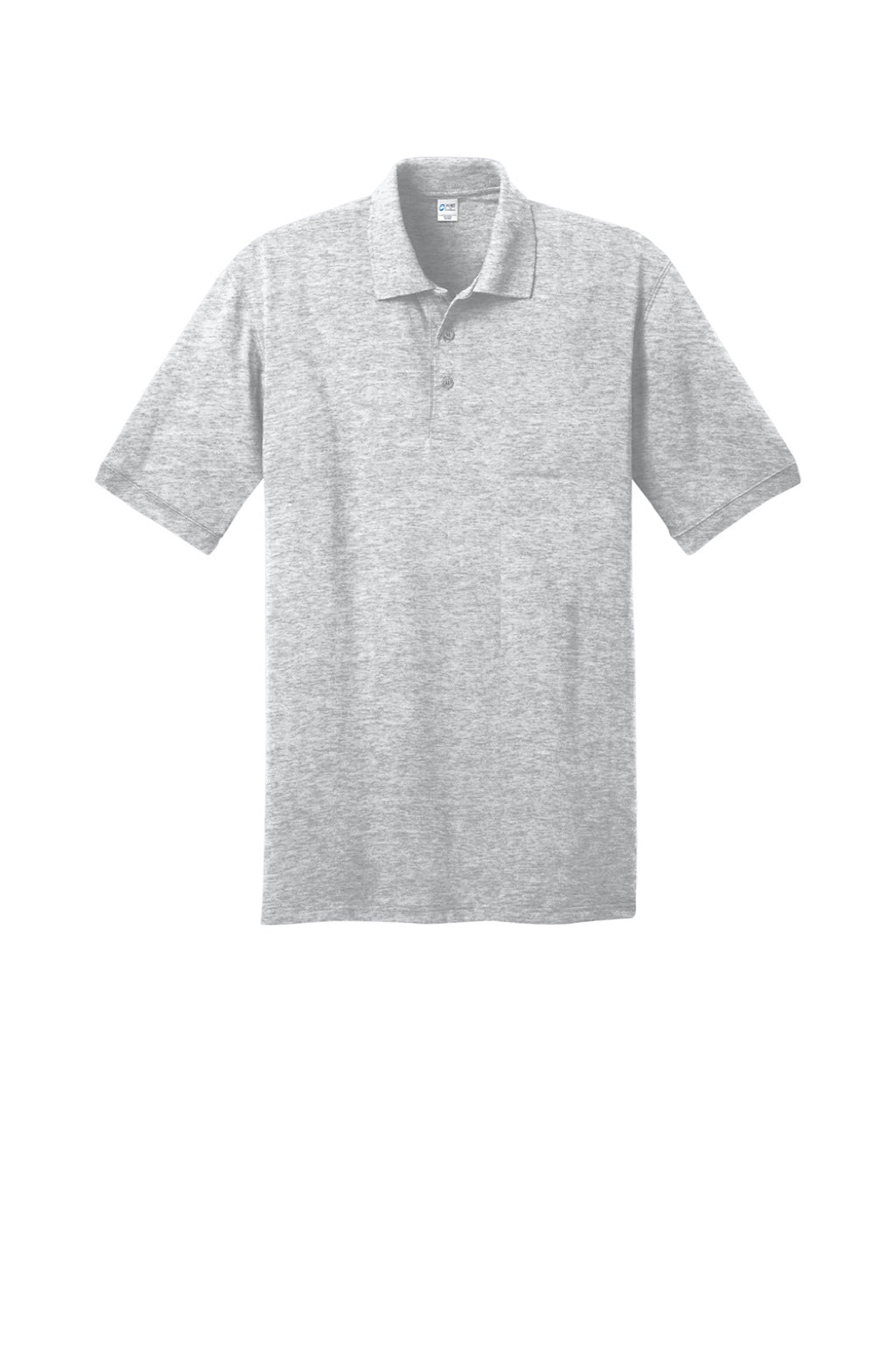Port & Company KP55/KP55T Mens Core Stain Resistant Short Sleeve Polo Shirt Ash Grey Flat Front