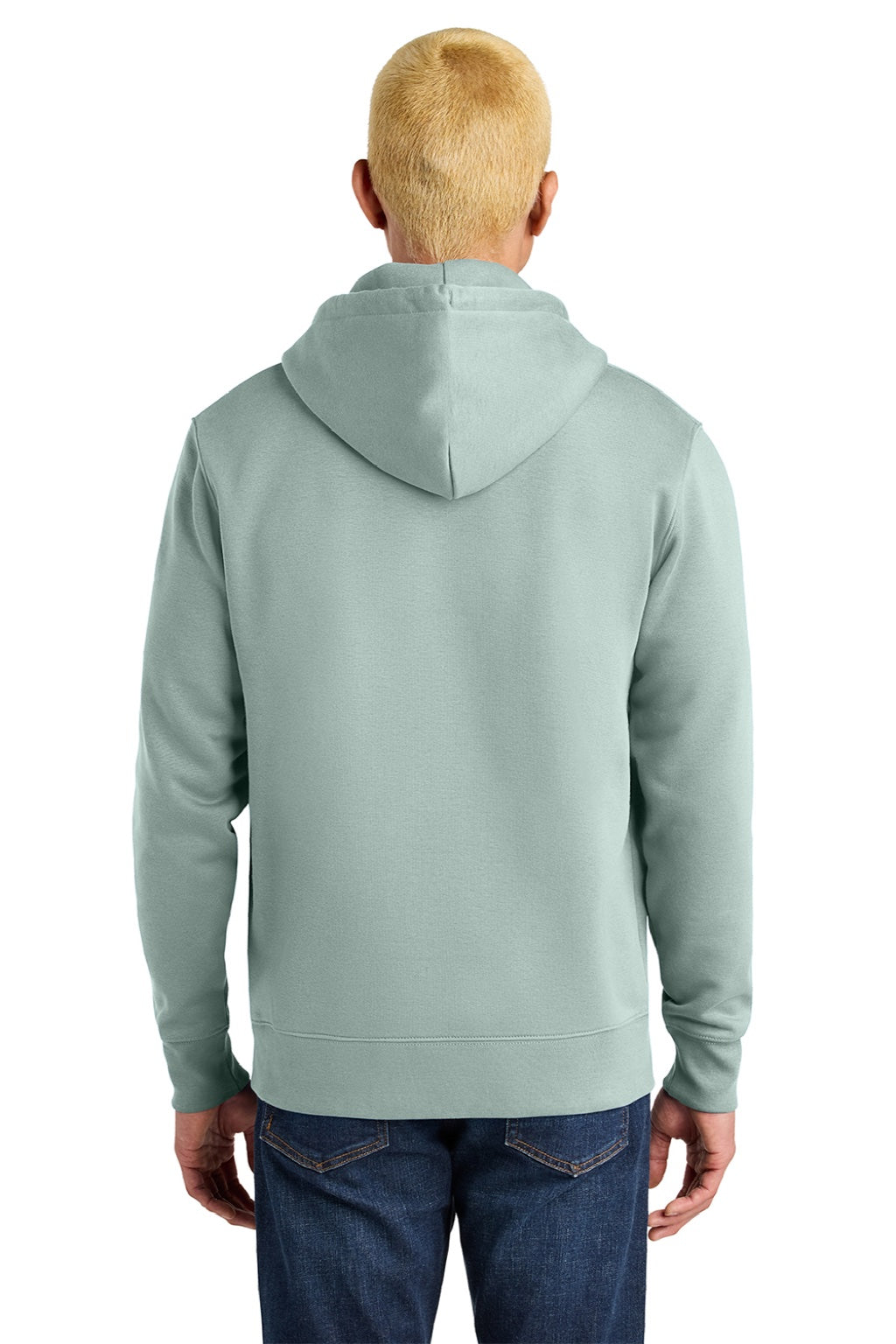 Stanley Stella SXU003 Mens Cruiser 2.0 Hooded Sweatshirt Hoodie w/ Pouch Pocket Aloe Model Back