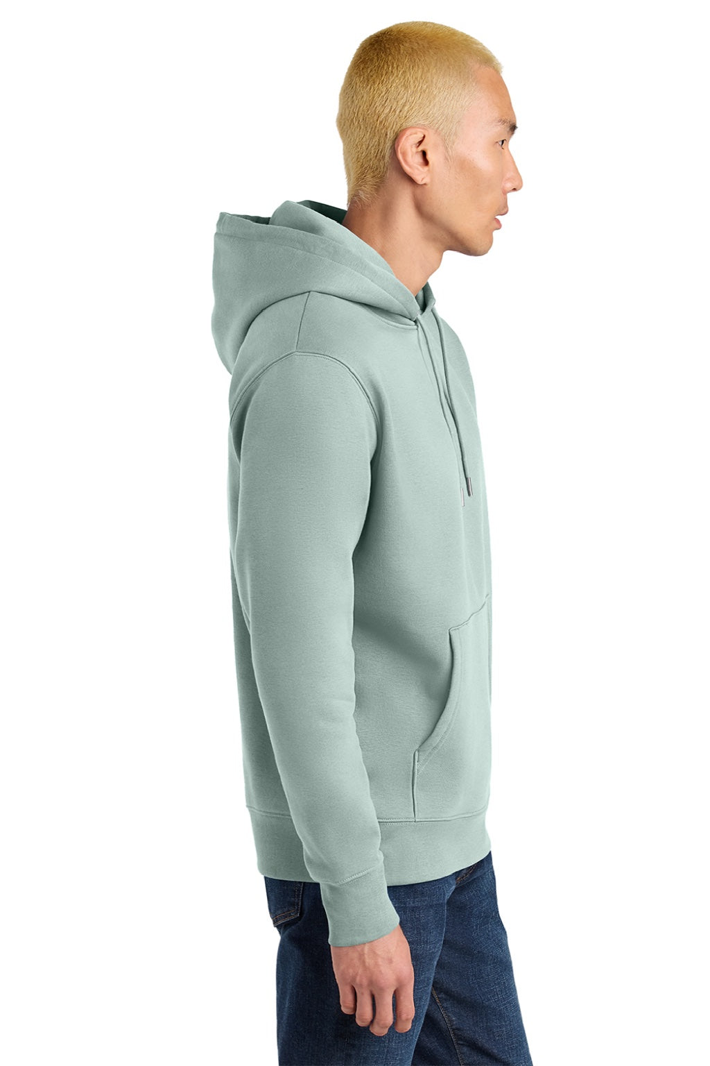 Stanley Stella SXU003 Mens Cruiser 2.0 Hooded Sweatshirt Hoodie w/ Pouch Pocket Aloe Model Side
