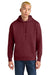 Stanley Stella SXU003 Mens Cruiser 2.0 Hooded Sweatshirt Hoodie w/ Pouch Pocket Burgundy Model Front