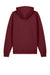 Stanley Stella SXU003 Mens Cruiser 2.0 Hooded Sweatshirt Hoodie w/ Pouch Pocket Burgundy Flat Back