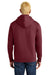 Stanley Stella SXU003 Mens Cruiser 2.0 Hooded Sweatshirt Hoodie w/ Pouch Pocket Burgundy Model Back