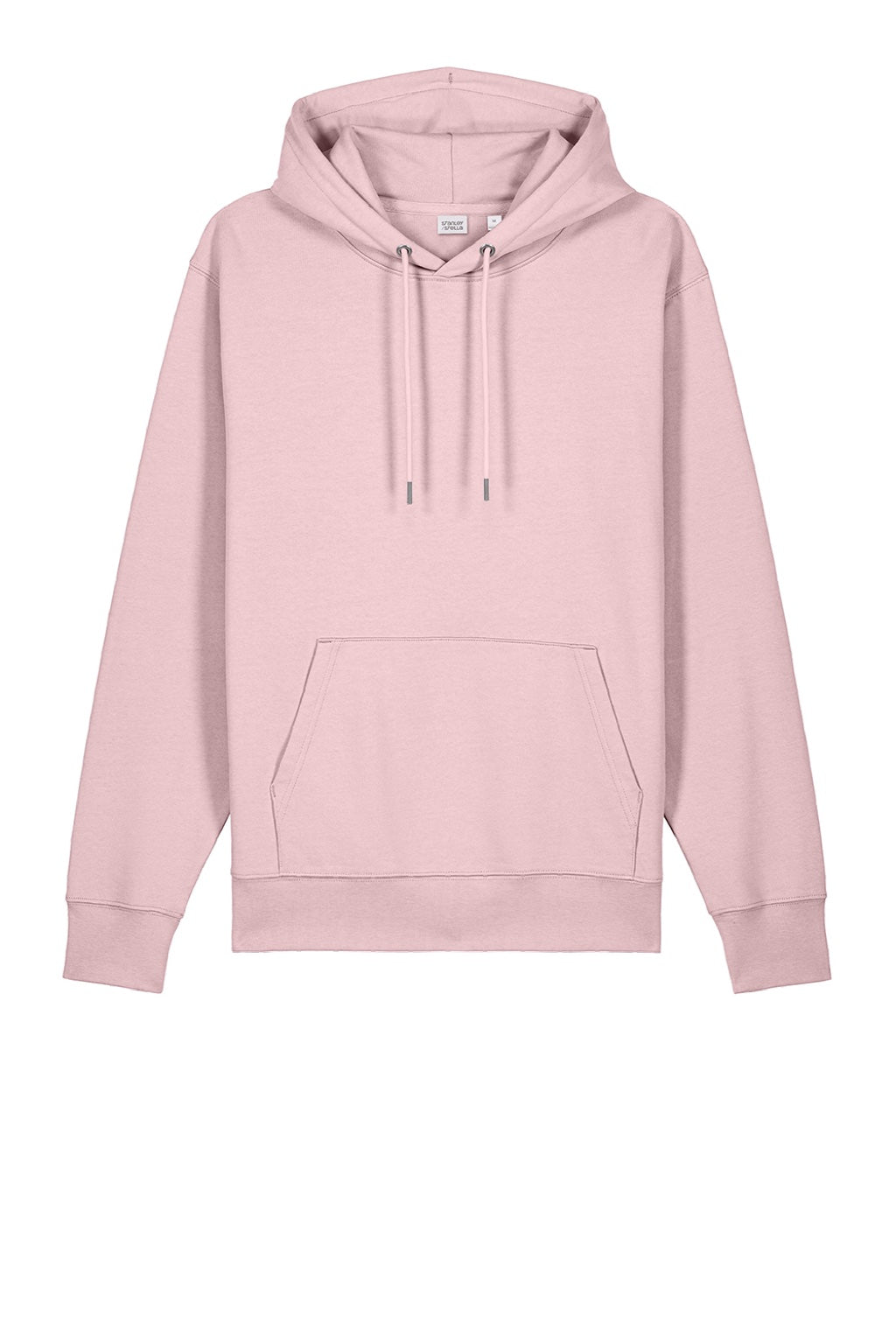 Stanley Stella SXU003 Mens Cruiser 2.0 Hooded Sweatshirt Hoodie w/ Pouch Pocket Cotton Pink Flat Front