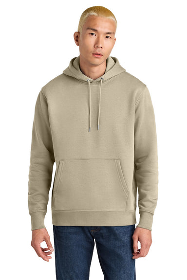 Stanley Stella SXU003 Mens Cruiser 2.0 Hooded Sweatshirt Hoodie w/ Pouch Pocket Desert Dust Brown Model Front