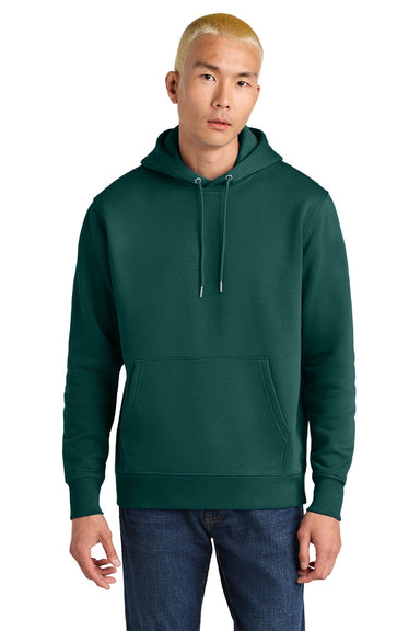 Stanley Stella SXU003 Mens Cruiser 2.0 Hooded Sweatshirt Hoodie w/ Pouch Pocket Glazed Green Model Front