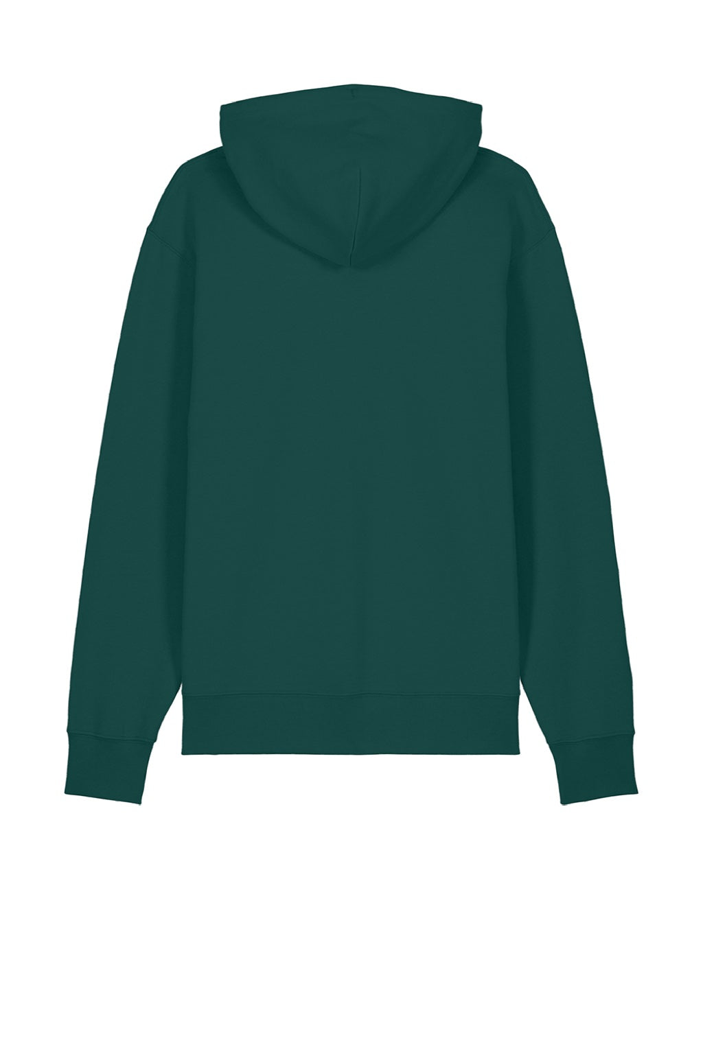 Stanley Stella SXU003 Mens Cruiser 2.0 Hooded Sweatshirt Hoodie w/ Pouch Pocket Glazed Green Flat Back