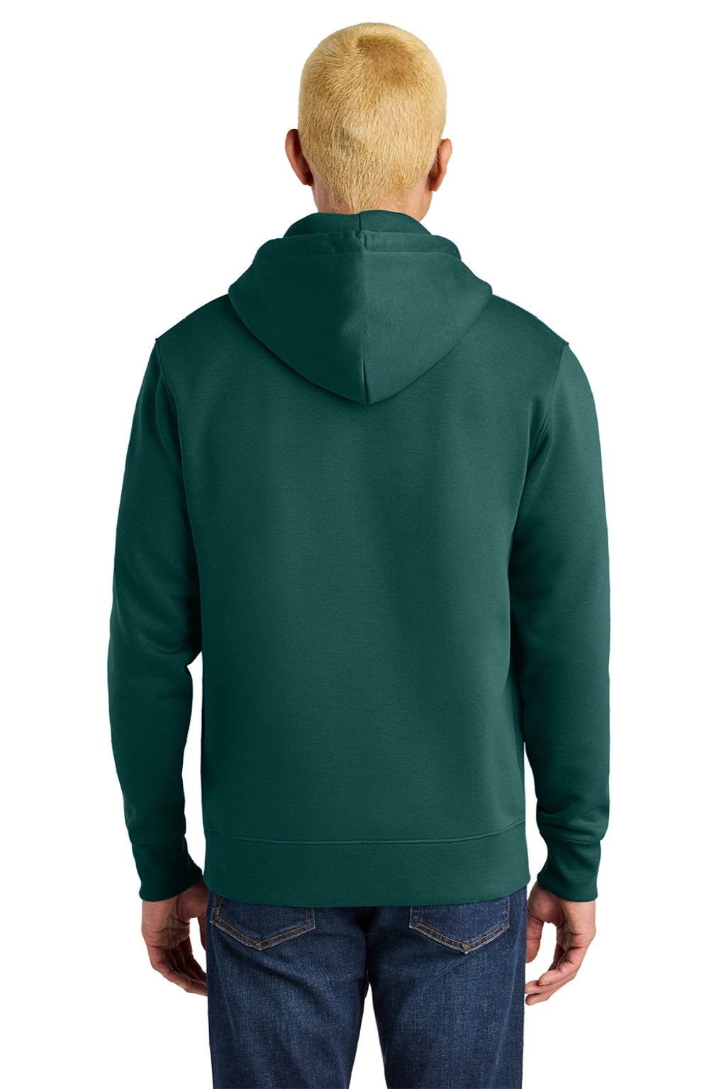 Stanley Stella SXU003 Mens Cruiser 2.0 Hooded Sweatshirt Hoodie w/ Pouch Pocket Glazed Green Model Back