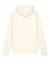 Stanley Stella SXU003 Mens Cruiser 2.0 Hooded Sweatshirt Hoodie w/ Pouch Pocket Off White Flat Back