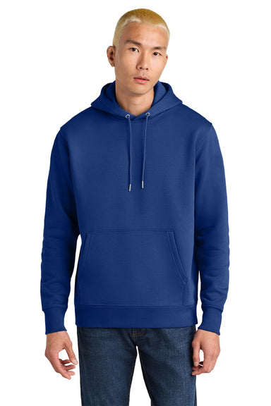 Stanley Stella SXU003 Mens Cruiser 2.0 Hooded Sweatshirt Hoodie w/ Pouch Pocket Worker Blue Model Front