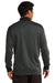 Nike 578673 Mens Dri-Fit Moisture Wicking 1/4 Zip Sweatshirt Anthracite Grey/Black Model Back