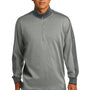 Nike Mens Dri-Fit Moisture Wicking 1/4 Zip Sweatshirt - Heather Grey/Dark Grey