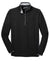 Nike 578673 Mens Dri-Fit Moisture Wicking 1/4 Zip Sweatshirt Black/Dark Grey/White Flat Front