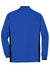 Nike 578673 Mens Dri-Fit Moisture Wicking 1/4 Zip Sweatshirt Royal Blue/Black/White Flat Back