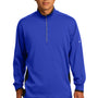 Nike Mens Dri-Fit Moisture Wicking 1/4 Zip Sweatshirt - Royal Blue/Black/White