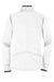 Nike 578674 Womens Dri-Fit Moisture Wicking 1/4 Zip Sweatshirt White/Black Flat Back