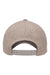 Yupoong Hats 5789M Mens Premium Snapback Hat Heather Grey Flat Back